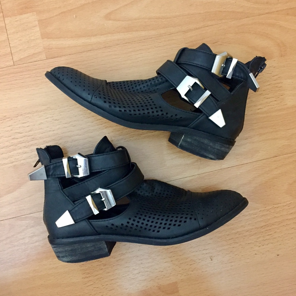 black boots